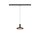 SLV 1010803 LALU® SET 48V Pendelleuchte LED Base TETRA 14 DALI Pendellänge 200 cm 2700/3000K 40° Schwarz