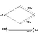 SLV 1010748 PANEL P 595 45 830 WB UGR19 ML WH