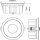 SLV 1010763 DOWNLIGHT P 165 30 HG 840 60 ML WH IP54