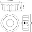 SLV 1010764 DOWNLIGHT P 165 30 HG 840 60 ML DALI WH IP54