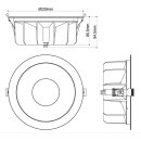 SLV 1010769 DOWNLIGHT P 230 40 HG 840 60 ML WH IP54