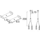 SLV 1010932 BATTEN FLAT P Suspension kits with 2m 2pcs