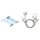 SLV 1010932 BATTEN FLAT P Suspension kits with 2m 2pcs