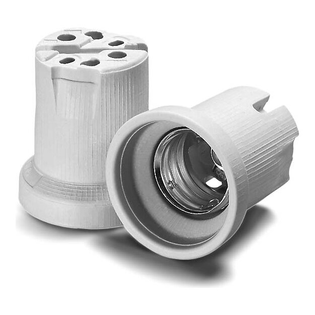 Houben 107780 Fassung E40 Weiß