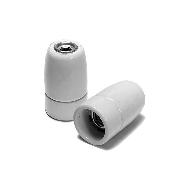Houben 990028 Edisonfassung 3-teilig Weiß