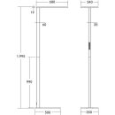 Brumberg 77455184 LED-Stehleuchte 120 W 4000K FRASER