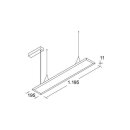 Brumberg 49220073TW LED Pendelleuchte 1195x195 MPO TW_DT8 ADARA