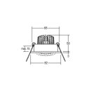 Brumberg 38143123 LED-Einbaustrahler 230 V AC 6 W TIRREL-R