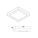 Brumberg 49030073TW LED Anbaupanel 325x325 MPO TW_DT8 REFIDO