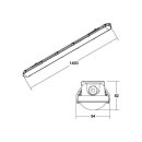 Brumberg 78915114 HUMID ONE Notlicht 3h 1490mm 29W HUMID ONE