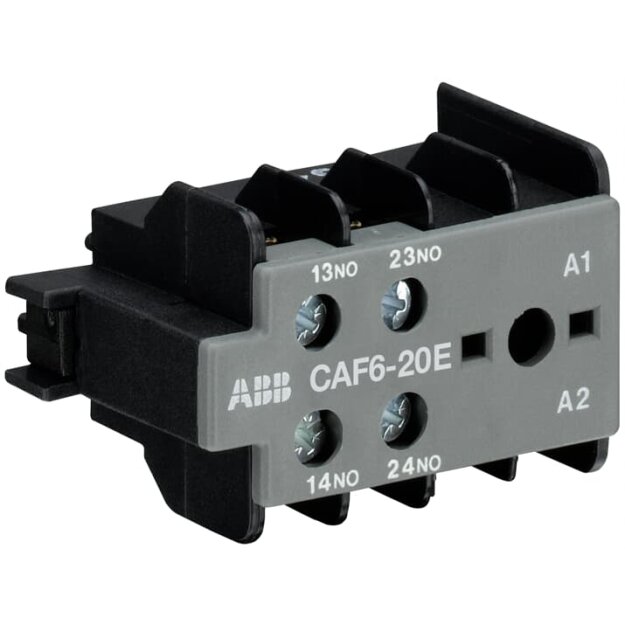 ABB CAF6-20E Hilfskontaktblock 2S/0Ö für 4-polige B(C)6 B(C)7 Kleinschütze Schraubanschluss frontseitig anbaubar VB6,VB7,VBC6,VBC7,VB6A,VB7A,VBC6A,VBC7A GJL1201330R0006