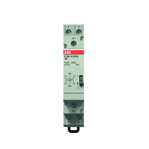 ABB E290-16-20/24-60 Stromstoßschalter 60 Hz 2 Schließer 16 A 24 V AC 2TAZ352000R2042