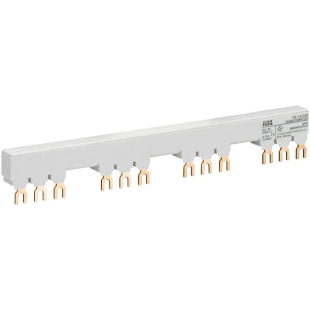 ABB PS1-4-2-65 3-Phasen-Sammelschiene für 4 MS116 / MS132 mit 2 HK/SK Ie=65A 1SAM201906R1124