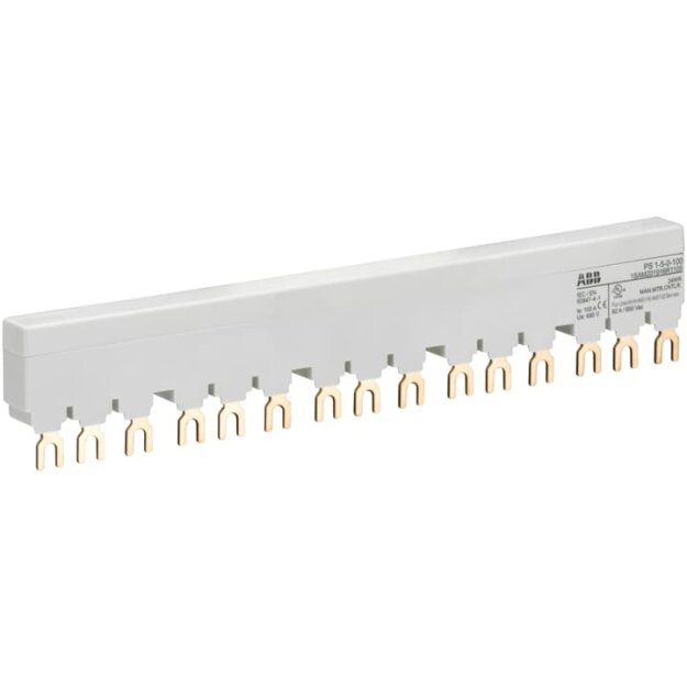 ABB PS1-5-0-100 3-Phasen-Sammelschiene für 5 MS116 / MS132 Ie=100A 1SAM201916R1105