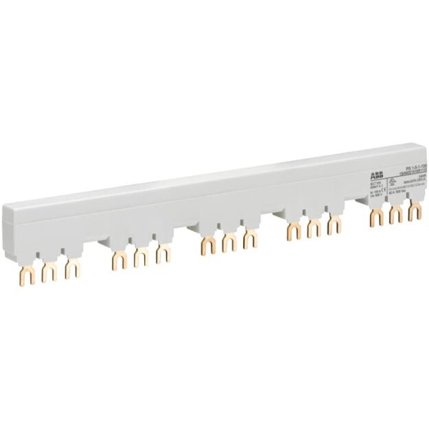 ABB PS1-5-1-100 3-Phasen-Sammelschiene für 5 MS116 / MS132 mit 1 HK/SK Ie=100A 1SAM201916R1115