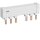 ABB PS2-2-2-125 3-Phasen-Sammelschiene für 2 MS165 mit 2 HK/SK Ie=125A 1SAM401920R1022
