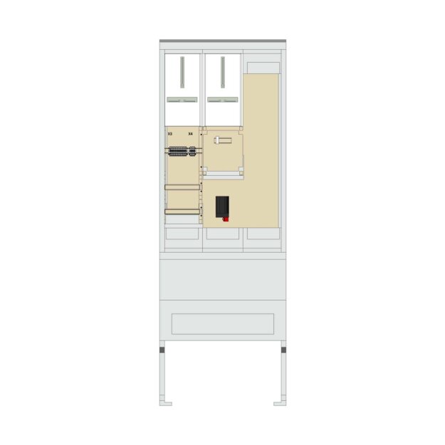 Hager ZAW131AZ1 ZAW SIF-Wandlerschrank