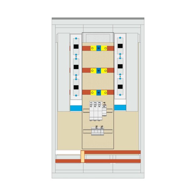 Hager ZAW131A2 ZAW SIF-Wandlerschrank