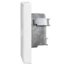JUNG Serie LS Komplett-Set Schneeweiß Matt: Antennensteckdose EDU 04 F + LS990TVWWM Abdeckung f. Antennen-Steckdose + LS981WWM Rahmen 1fach