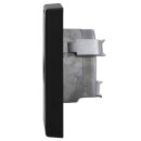 JUNG Serie LS Komplett-Set Graphitschwarz Matt: Antennensteckdose EDU 04 F + LS990TVSWM Abdeckung f. Antennen-Steckdose + LS981SWM Rahmen 1fach