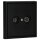 JUNG Serie LS Komplett-Set Graphitschwarz Matt: Antennensteckdose EDU 04 F + LS990TVSWM Abdeckung f. Antennen-Steckdose + LS981SWM Rahmen 1fach