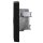 JUNG Serie LS Komplett-Set Graphitschwarz Matt: Antennensteckdose EDU 04 F + LS990TVSWM Abdeckung f. Antennen-Steckdose + LS981SWM Rahmen 1fach