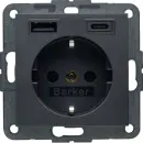 Berker 48141606 Steckdose SCHUKO/USB AC 20W PD B3...