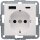 Berker 48148982 Steckdose SCHUKO/USB AC 20W PD S1 Weiß glänzend