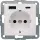 Berker 48148982 Steckdose SCHUKO/USB AC 20W PD S1 Weiß glänzend