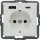 Berker 48146089 Steckdose SCHUKO/USB AC 20W PD Qx Polarweiß samt