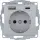 Berker 48141404 Steckdose SCHUKO/USB AC 20W PD B3 alu matt