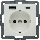 Berker 48141909 Steckdose SCHUKO/USB AC 20W PD S1...