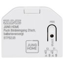 JUNG HOME Puck Binäreingang 2fach Batterie BTPB2UB – für Taster, Schalter & Sensoren, Bluetooth Mesh, 2 Eingänge