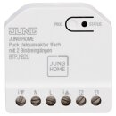 JUNG HOME Puck Jalousieaktor 1fach BTPJ1B2U – für Rollläden, Jalousien & Markisen, Bluetooth Mesh, 2 Binäreingänge