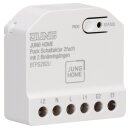 JUNG HOME Puck Schaltaktor 2fach BTPS2B2U – für 2 Beleuchtungen & elektrische Verbraucher, Bluetooth Mesh, 2 Schaltkanäle, 2 Binäreingänge