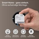 JUNG HOME Puck Schaltaktor Energy 1fach BTPSE1B2U – für Beleuchtung & elektrische Verbraucher, Energiemessung, Bluetooth Mesh, 2 Binäreingänge