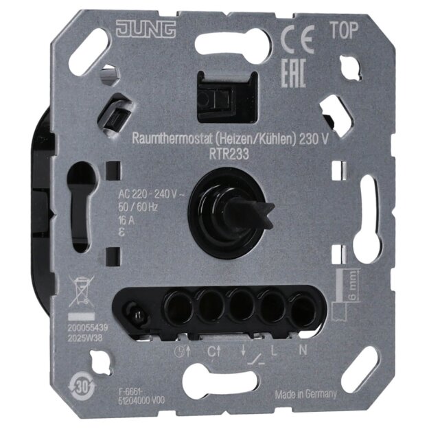 Jung RTR233 Raumthermostat (Heizen/Kühlen) 230 V