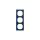 Busch-Jaeger 1723-4028-101 Abdeckrahmen 3-fach Blauglas  Busch-art linear® 2CKA001754A4934