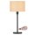 SLV Set Tischleuchte FENDA 155780 Leuchtenfuß FENDA TL-2 schwarz 1005265 ST64 E27 LED Leuchtmittel Gold 7,5W 2500K CRI90 320° 14,5cm 155583 Schirm FENDA Beige