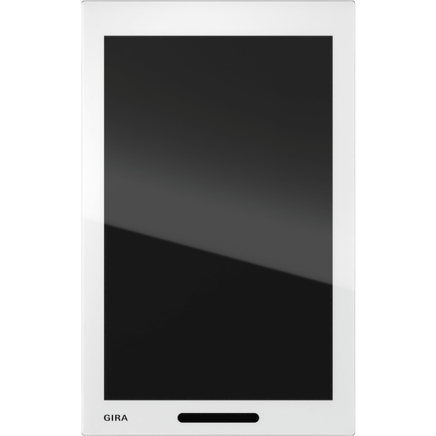 Gira 208712 Raumbediengerät G1 ohne WLAN (2. Generation)  G1 Glas Weiß