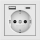 Gira 245970 SCHUKO SP USB-Spannungsversorgung2-fach Typ A/C Flächenschalter Reinweiß