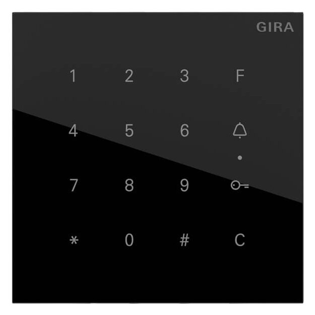 Gira 5550000 Keyless In Codetastaturmodul System 106 G Schwarz