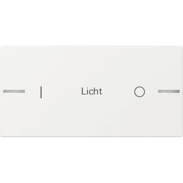 Gira 862203 Wippenset 2-fach individuell für Tastsensor 4.55  Reinweiß
