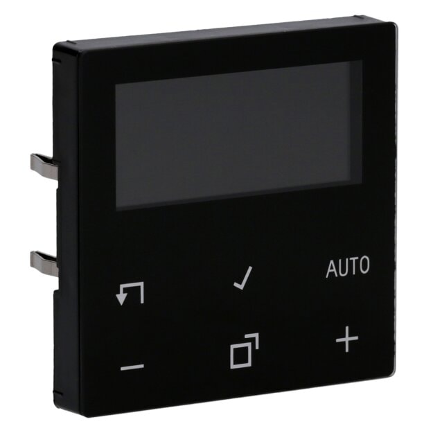B-WARE Jung BTA1791SW JUNG HOME Raumthermostat-Display Glas Schwarz