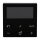 B-WARE Jung BTA1791SW JUNG HOME Raumthermostat-Display Glas Schwarz