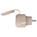 2x Shelly Intelligente Steckdose mit Energiemessung IP44 WLAN Bluetooth  OUTDOOR PLUG S GEN3 Mokka