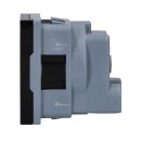 Shelly Socket for Wall Display Stand – Steckdose für Ständer Schwarz