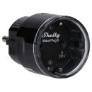 Shelly Wave Plug S Black LR – Z-Wave Steckdose mit Energiemessung und Long-Range-Unterstützung