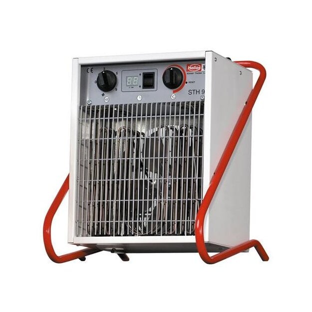 Helios 2522 Industrie-Heizlüfter 9 kW 700m³/h 400V / 3 ph / 50 Hz IP 44 maximale Temperatur 40°C 10,5 kg STH 9 T