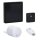 Shelly Set Smart Heizen Shelly Wall Display + BLU H&T + Shelly BLU TRV schwarz